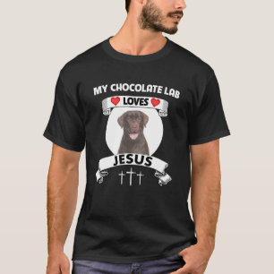 Camiseta Meu Laboratório de Chocolate Ama Jesus Cristo da F