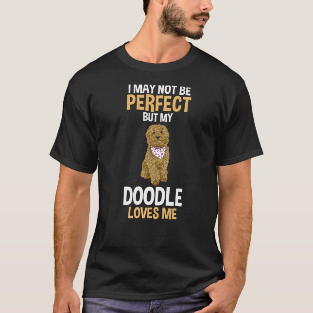 Camiseta Meu Labradoodle me ama (Frente)