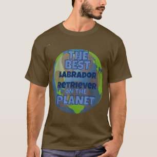 Camiseta Meu Labrador Retriever é o melhor cão do mundo