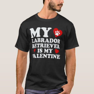 Camiseta Meu Labrador Retriever Engraçado é o Meu Vale do D