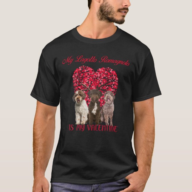 Camiseta Meu Lagotto Romagnolo É O Meu Cachorro Namorados L (Frente)