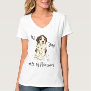 Camiseta Meu lebreiro comeu meus trabalhos de casa