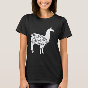 Camiseta Meu Lhama Não Gosta de Você