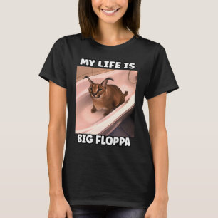 Camiseta Meu LiFe É Grande Caracal Floppa Meme