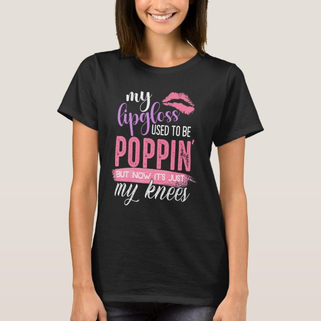 Camiseta Meu Lip Gloss Costumava Estar Pulando (Frente)