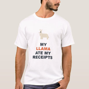 Camiseta Meu Llama Comeu Meus Recibos