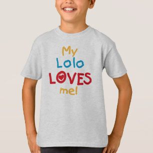 Camiseta Meu Lolo me ama T-shirts e presentes