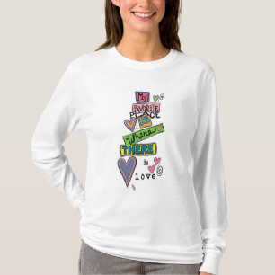 Camiseta Meu lugar favorito é onde há amor