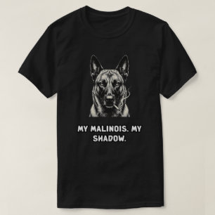 Camiseta Meu Malinois Minha Sombra Pastor Belga Melhor Amig