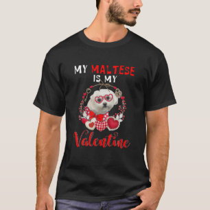 Camiseta Meu Maltês É Meu Namorados Engraçado