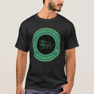 Camiseta Meu mamífero favorito é um Warthog