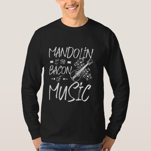Camiseta Meu Mandolin é o bacon da música (Frente)