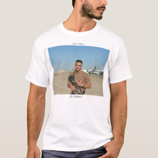 CAMISETA MEU MARIDO DO SOLDADO. .MY