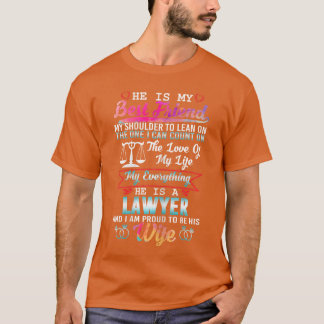 Camiseta Meu Marido É Advogado E Eu Estou Orgulhosa De Ser