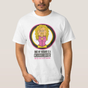 Camiseta Meu marido é um desenho engraçado