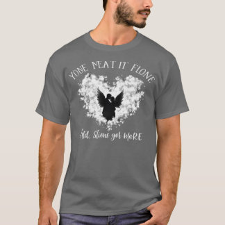Camiseta MEU MARIDO ERA TÃO ESPANTOSO Deus o fez meu guardi