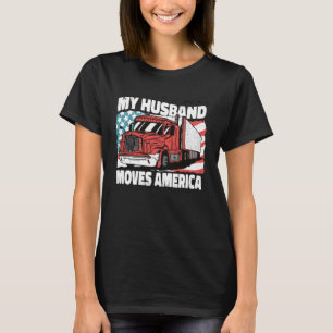 Camiseta Meu marido move caminhão dos eua