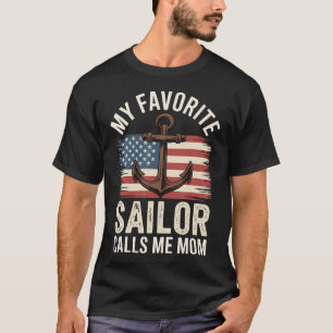 Camiseta Meu Marinheiro Favorito Me Chama de Mãe
