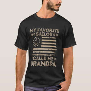 Camiseta Meu Marinheiro Favorito Me Chama De Vovô Marinheir