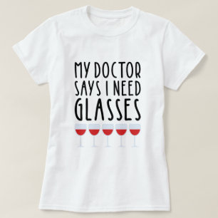 Camiseta Meu Médico Diz Que Preciso De Óculos