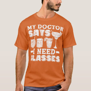 Camiseta Meu Médico Diz Que Preciso De Óculos Cinco De Mayo