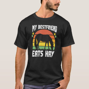Camiseta Meu Melhor Amigo Come Cavalo De Cavalo De Cavalo D
