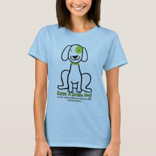 Camiseta Meu melhor amigo é um t-shirt verde do cão