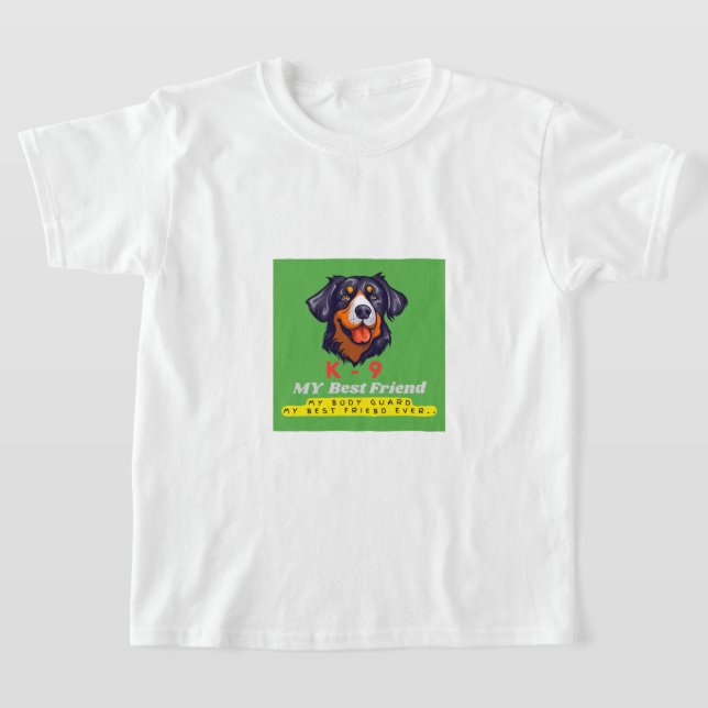 CAMISETA MEU MELHOR AMIGO, K-9 (Postura )