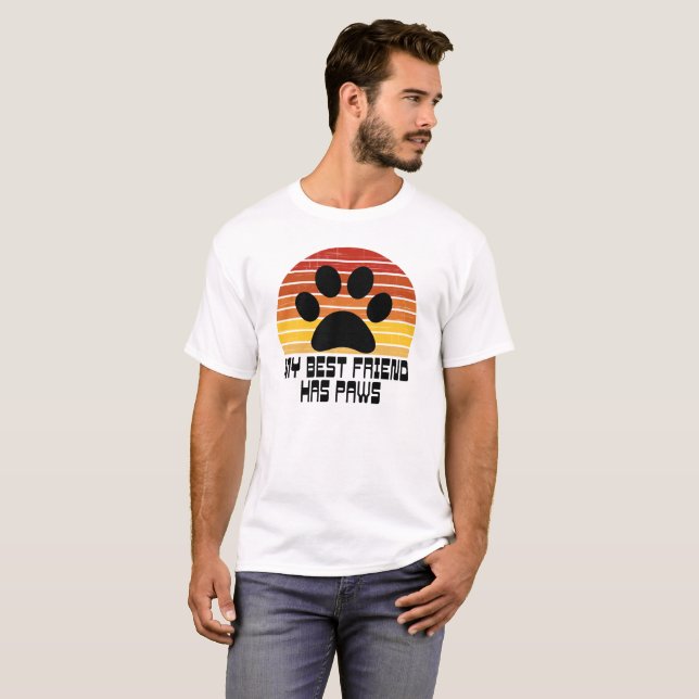 Camiseta Meu Melhor Amigo Tem Patas (Frente Completa)