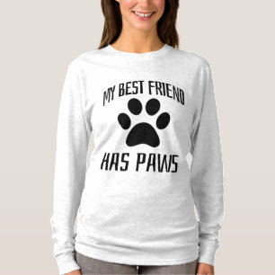 Camiseta Meu Melhor Amigo Tem Patas - Pássaros De Cachorro