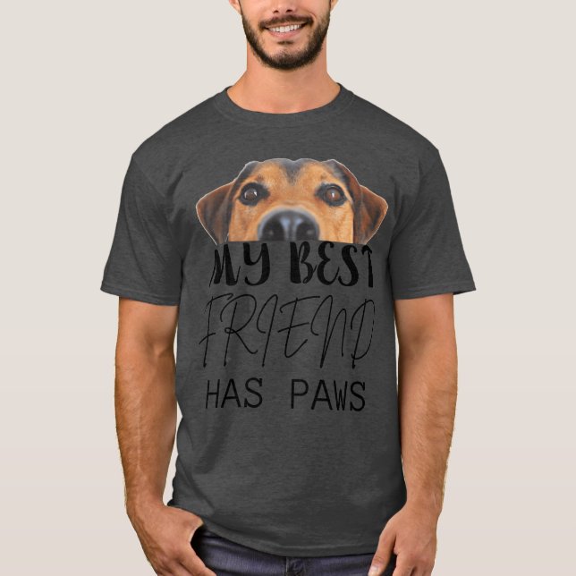 Camiseta Meu melhor amigo tem pernas (Frente)