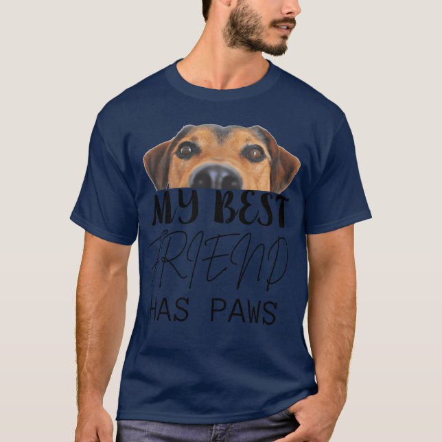 Camiseta Meu melhor amigo tem pernas (Frente)