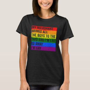 Camiseta Meu Milkshake Traz Todos Os Meninos Para O Quintal