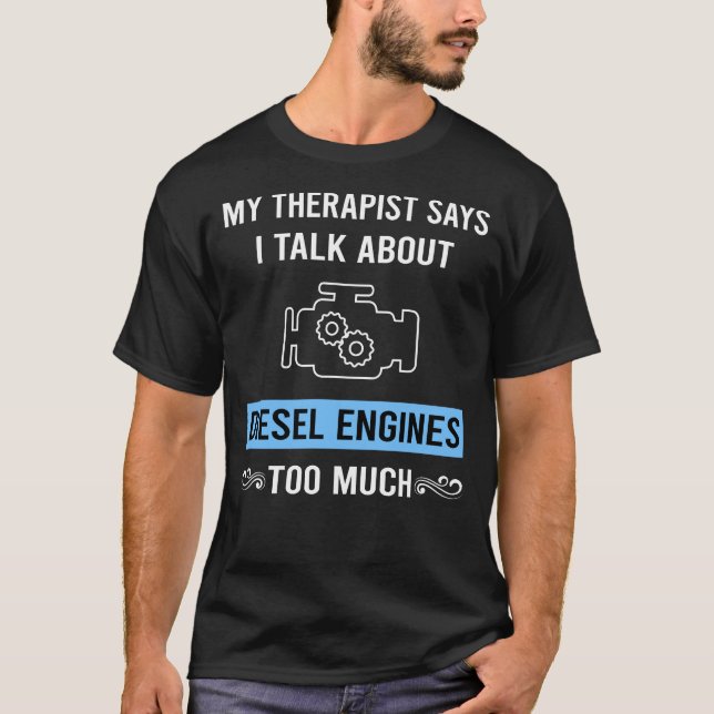Camiseta Meu Motor Diesel Terapêutico (Frente)
