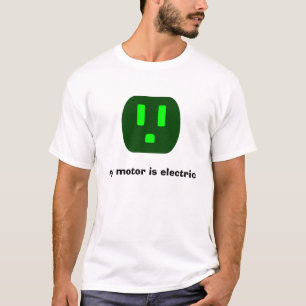 Camiseta meu motor é elétrico