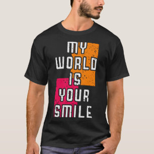 Camiseta Meu mundo é seu sorriso