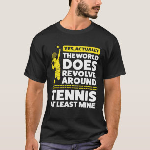 Camiseta Meu mundo gira em torno do Tênis Tênis