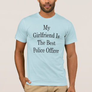 Camiseta Meu namorada é o melhor agente da polícia