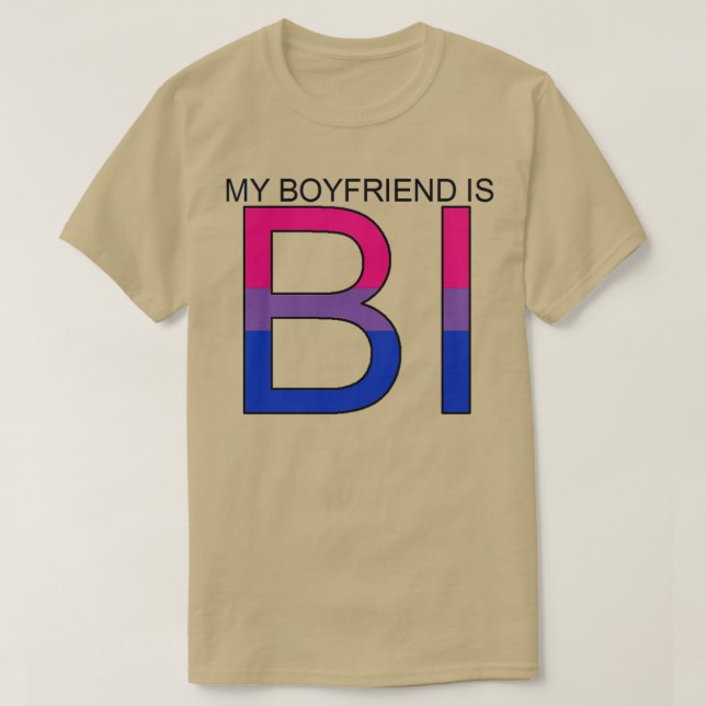 Camiseta meu namorado é BI (Frente do Design)