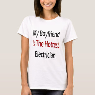Camiseta Meu namorado é o eletricista o mais quente