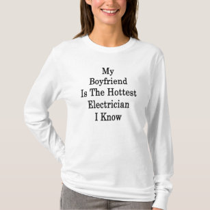Camiseta Meu namorado é o eletricista que o mais quente eu
