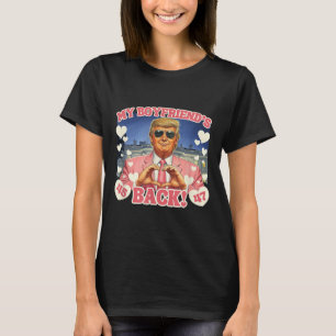 Camiseta Meu namorado é Trump Byck Dia dos Namorados Rosa 4