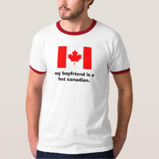 Camiseta Meu namorado é um canadense quente