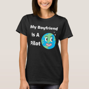 Camiseta Meu namorado é um piloto