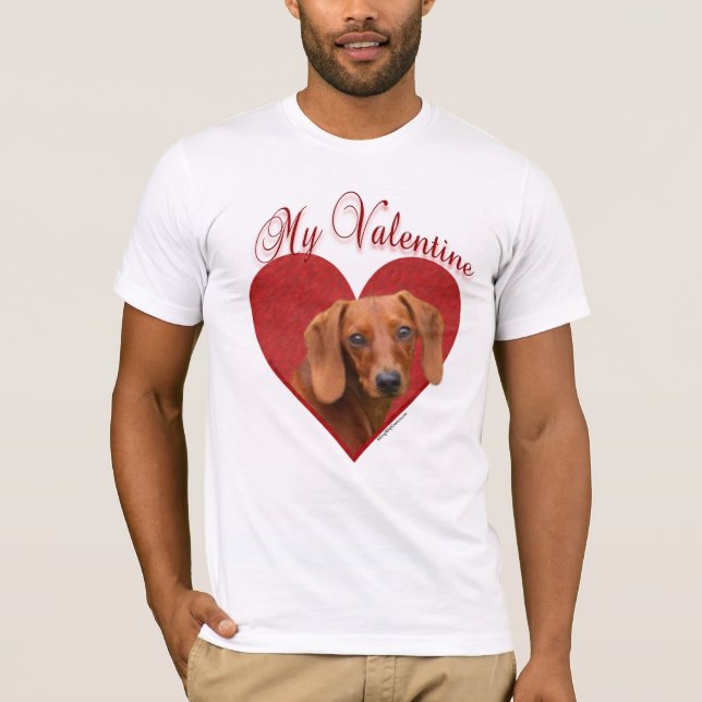 Camiseta Meu Namorados Dachshund (Frente)