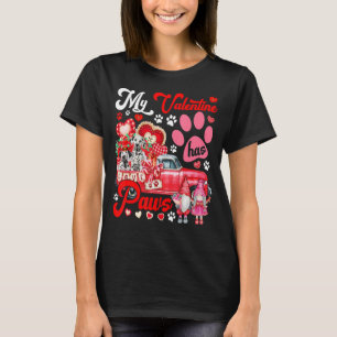 Camiseta Meu Namorados Tem Casal De Paws Dalmatianos Na Pic