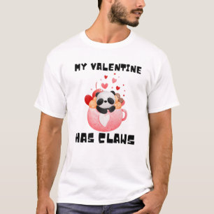Camiseta Meu Namorados Tem Garras Panda Ursa Dias de os nam