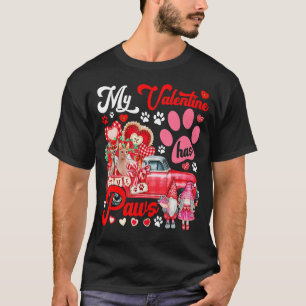 Camiseta Meu Namorados Tem Sphynxs De Casal De Patas No Gno