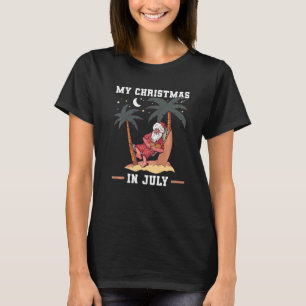Camiseta Meu Natal Em Julho Por Papais noeis Noturnos Na Ha