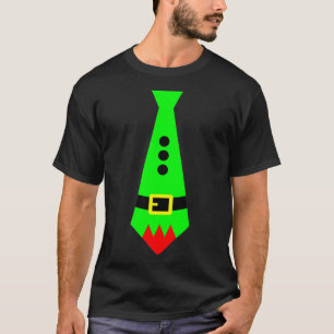Camiseta MEU NATAL TIE Pajama Xmas Engraçado Elf